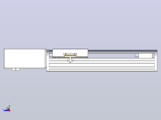 皮带直线轴半封闭可选导轨TPA-HNB-175D-140-L200-MR-C-P75-N3右视缩略图