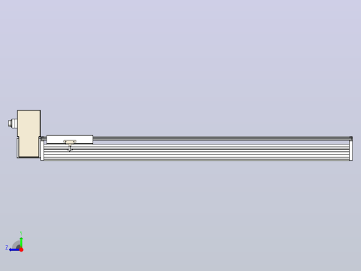 皮带直线轴半封闭可选导轨TPA-HNB-220D-176-L1150-RU-C-P1K-N3右视缩略图
