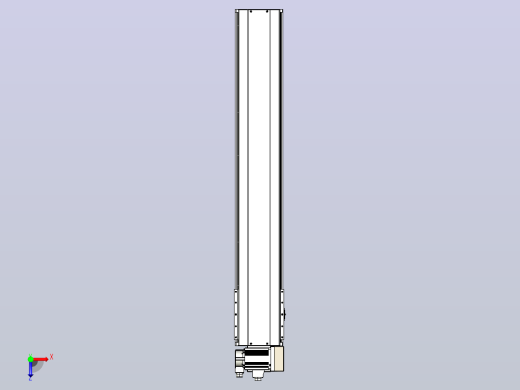 皮带直线轴半封闭可选导轨TPA-HNB-220D-176-L1150-RU-C-P1K-N3俯视缩略图