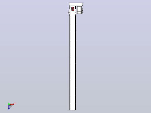 日规模组半封闭丝杆TPA-HNR-85D-1610-C-L1150-ML-C-P20-N3俯视缩略图