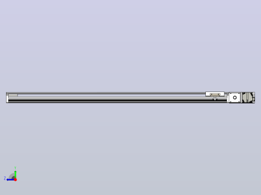 皮带直线轴半封闭可选导轨TPA-HNB-105D-90-L1100-MR-C-P20-N3右视缩略图