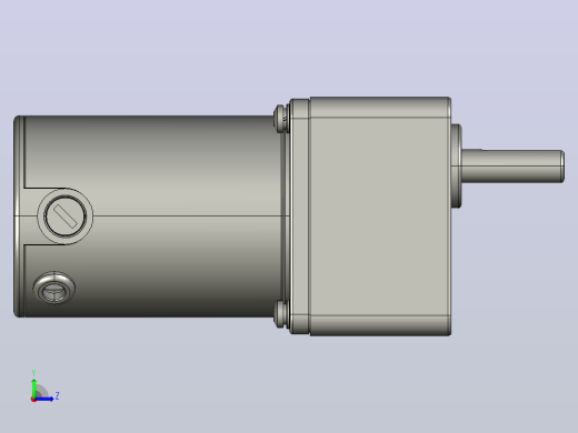 Z3D25W配3GNK型齿轮箱整机-77机壳外置左视缩略图