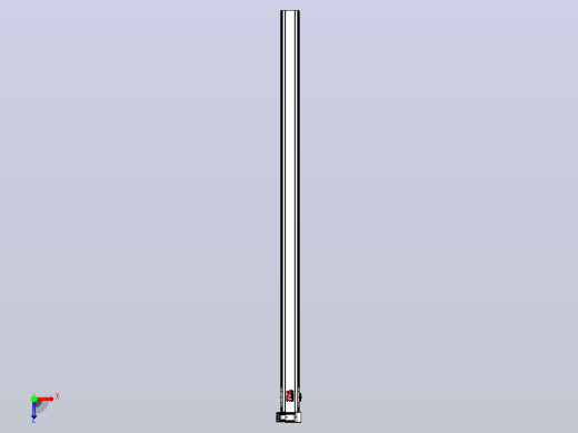 皮带直线轴半封闭可选导轨TPA-HNB-120D-110-L2300-RU-Y-P40-N3俯视缩略图