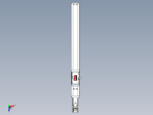 滚珠丝杠直线轴带导轨全封闭TPA-HCR-50S-1210C-L380-M-C-P10-N3俯视缩略图