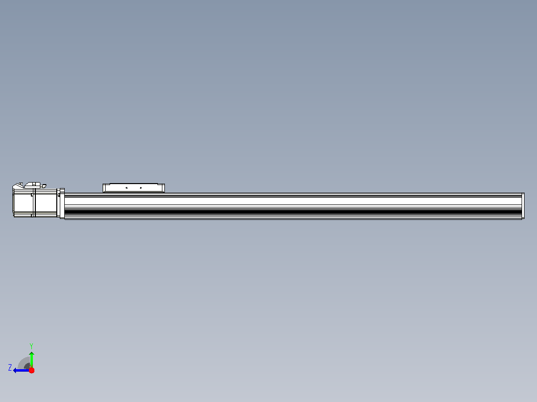 滚珠丝杠直线轴带导轨全封闭TPA-HCR-105D-1610C-L700-M-C-P40-N3右视图