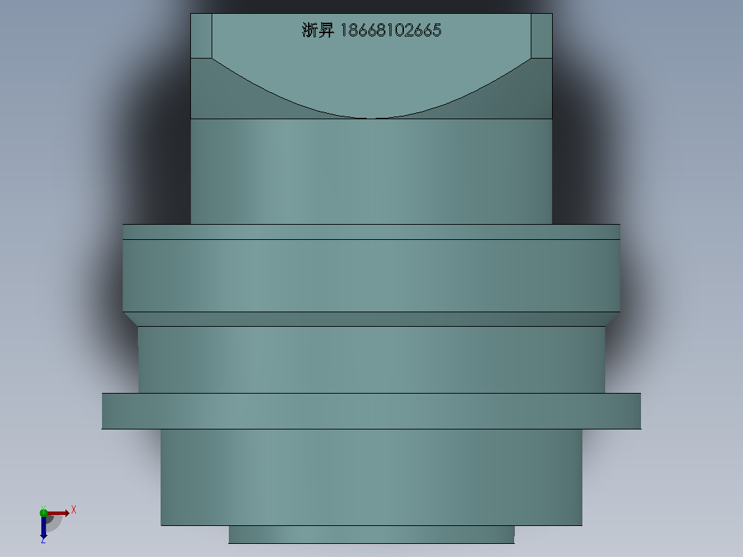 PLH160转120精密行星减速机[PLH160-4-S1-P2-50]俯视图