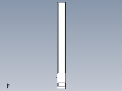 滚珠丝杠直线轴带导轨全封闭TPA-HCR-105D-1610C-L850-MP-C-P40-N3俯视缩略图