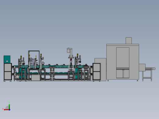 RP大功率塑封电机组装加工线自动化线体后视缩略图
