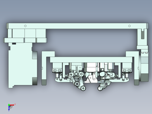 回转液压夹具、油压回转夹具俯视缩略图