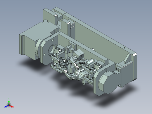 回转液压夹具、油压回转夹具正等轴测缩略图