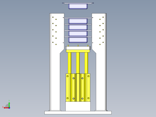 气缸层叠机构后视缩略图