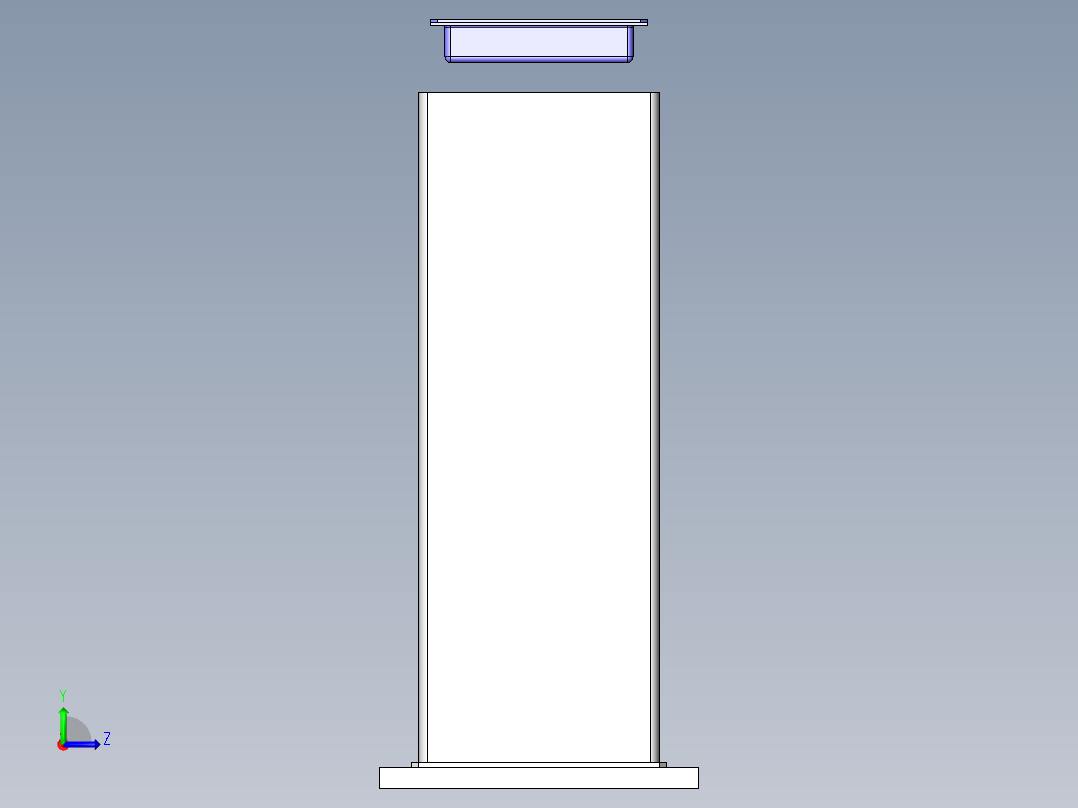 气缸层叠机构左视图