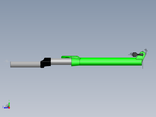 solidworks 4X 避震前叉设计右视缩略图