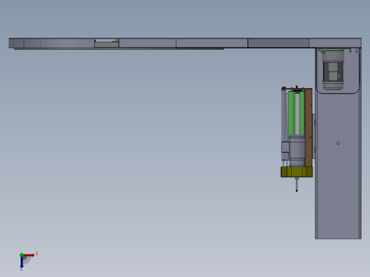 E172 M型叉车型缠绕机俯视缩略图