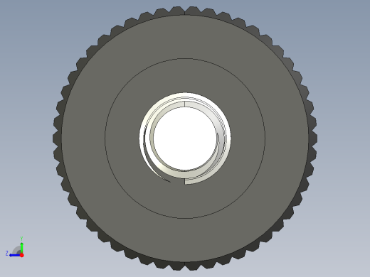 滚花旋钮-Knurled Knob 10-32x0.625x.375.STEP右视缩略图