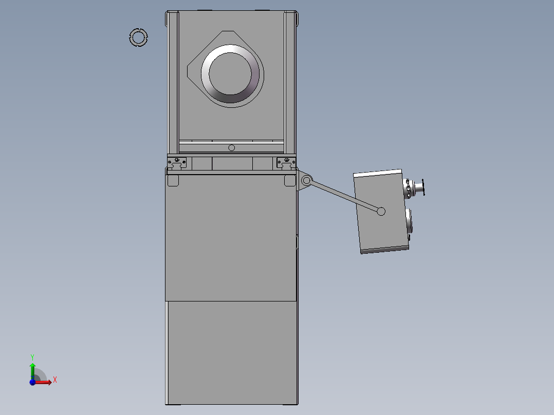 珠宝玉器研磨机前视图