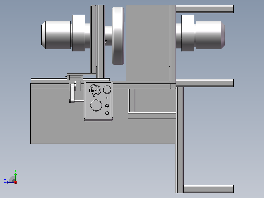 珠宝玉器研磨机右视图