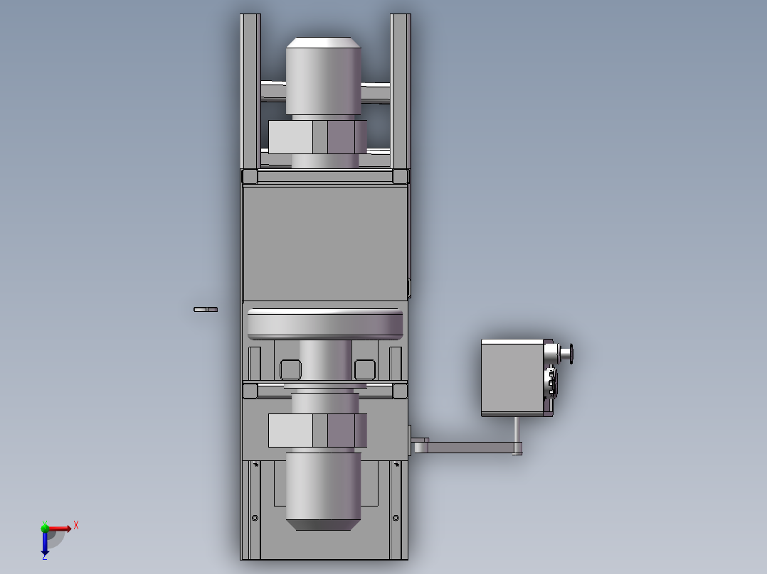 珠宝玉器研磨机俯视图