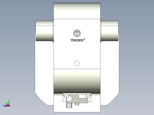 德克斯TUNKERS气缸数模KS_160_2_A00_T12_135GRAD右视缩略图