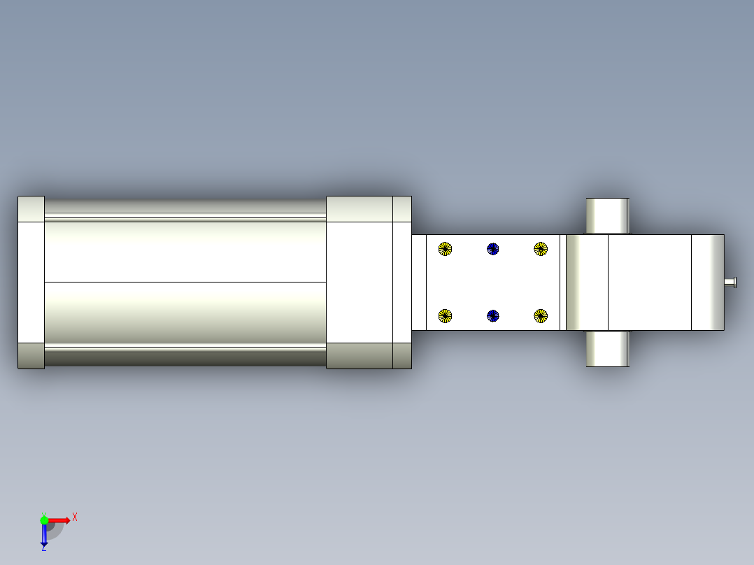德克斯TUNKERS气缸数模KS_160_2_A00_T12_135GRAD俯视图