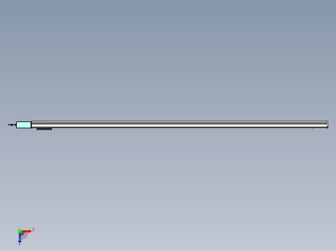 威洛博VBC同步带传动一无尘环境VBC14-L45-S2800-BR-ZP40-C3俯视图