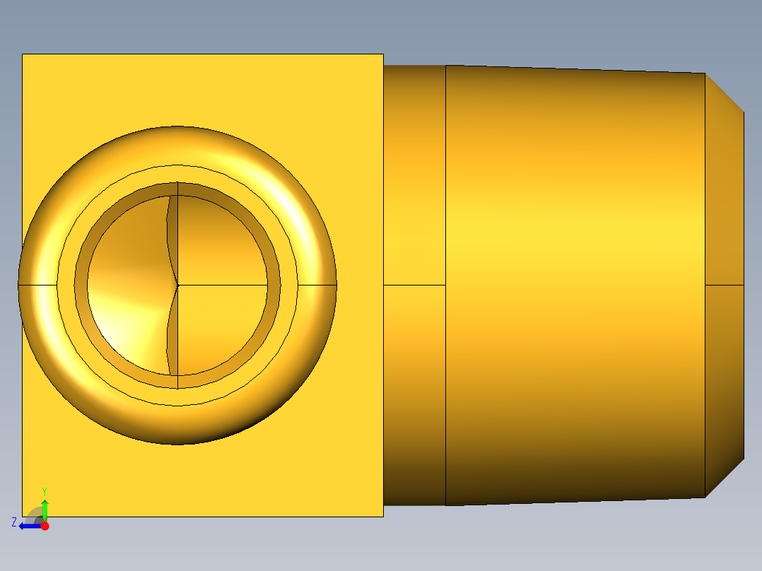 倒齿式工业管接头Beaded Hose Barb 90Deg Elbow Tube to Male Pipe 269HB-6-6右视图