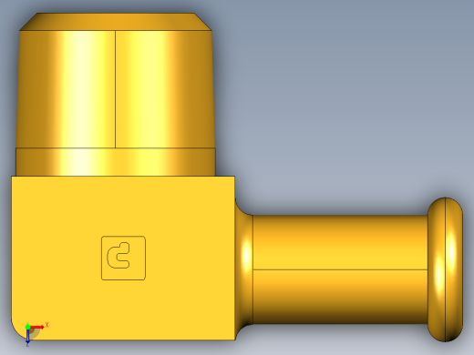 倒齿式工业管接头Beaded Hose Barb 90Deg Elbow Tube to Male Pipe 269HB-6-6俯视缩略图