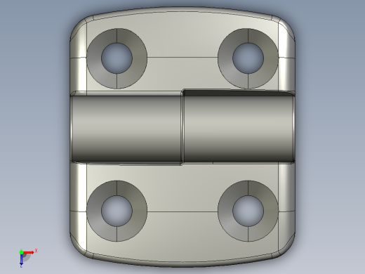 型材-KJN 25-30 DETACHABLE COMBI HINGE LEFT 095K2530L00俯视缩略图
