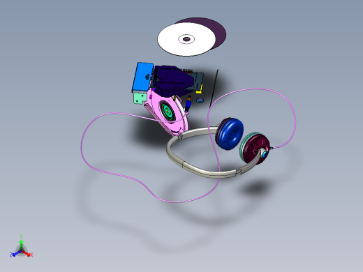 碟片光盘播放器详细结构