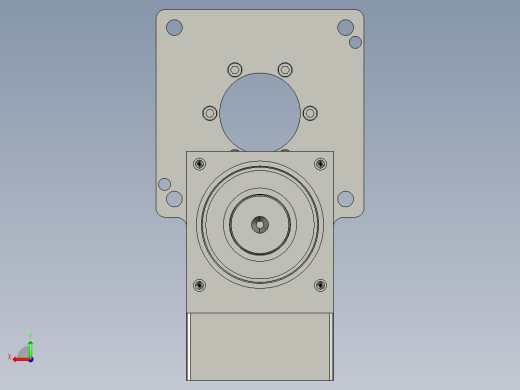 中空旋转平台KFN85-10配转角+光电开关(1)后视缩略图