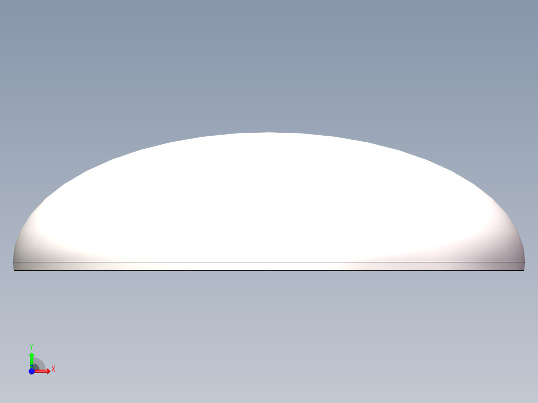 EHA椭圆形封头DN2300前视图