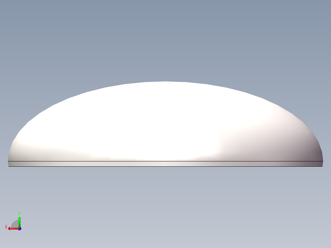 EHA椭圆形封头DN2300后视图
