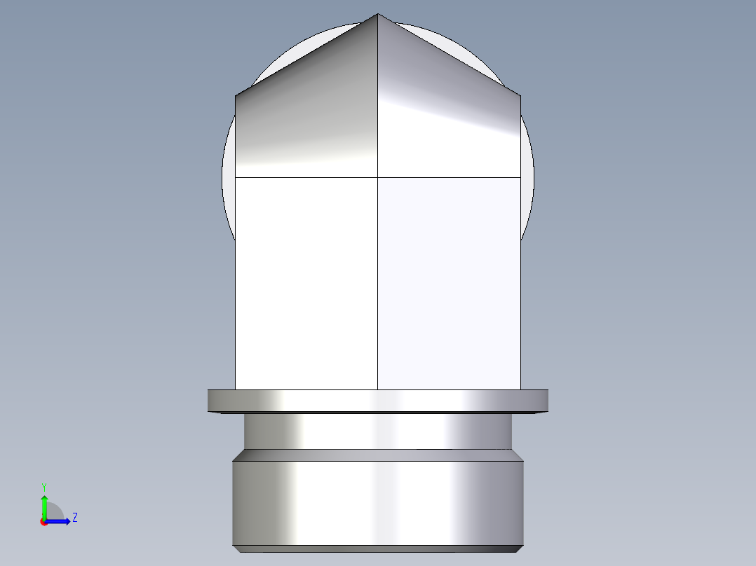 卡套式工业通用硬管接头EO_Male_stud_elbow_WE35LR71X左视图