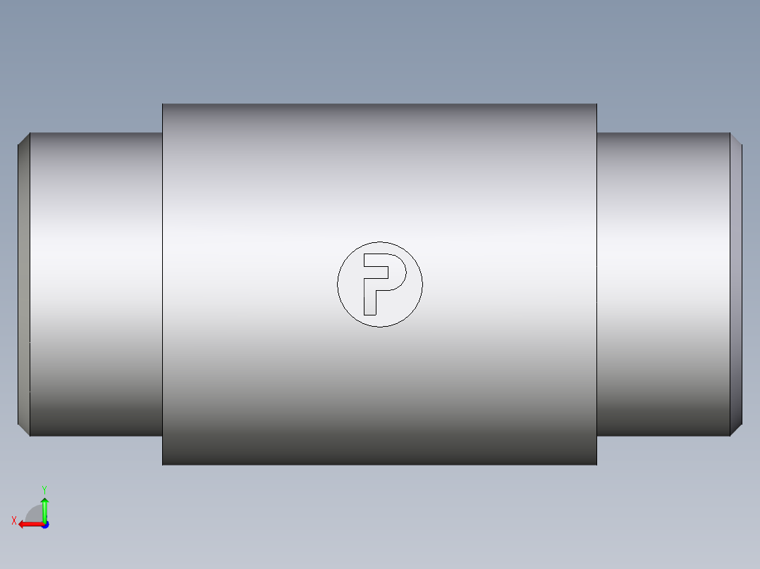 卡套式工业通用硬管接头EO_Weld_bulkhead_fitting_ESV30S71X后视图