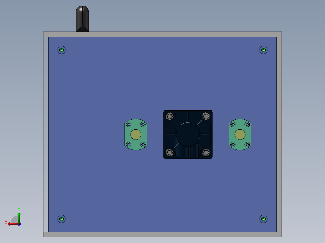 产品高压测试机后视图