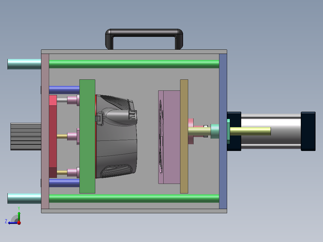 产品高压测试机右视图