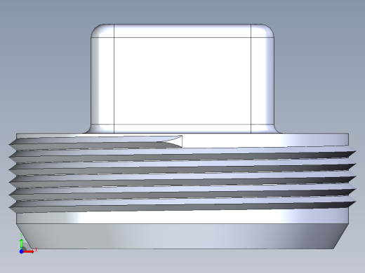 船舶管路系统S24B_SeaDrainPLUS_CleanPlug-MPT_37E177002_2in Sea Drain Plus - Plug - MPT前视缩略图
