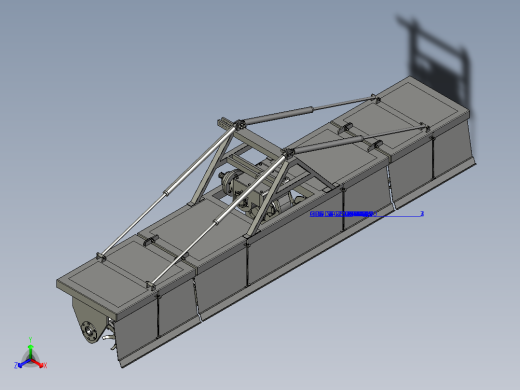 农业旋耕机正等轴测缩略图