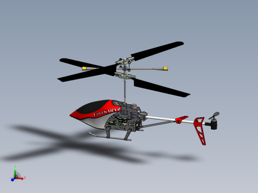 直升飞机 飞机模型设计 (61)