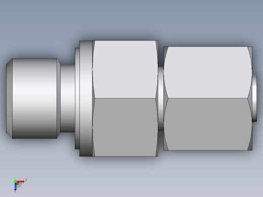 卡套式工业通用硬管接头EO_Swivel_connector_EGE08LREDCF俯视缩略图