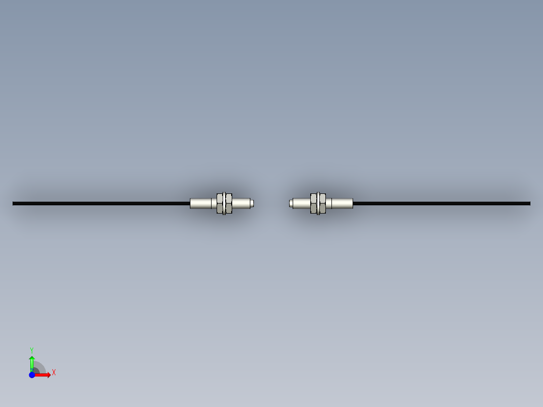 光纤元件对射型FT-D310前视图