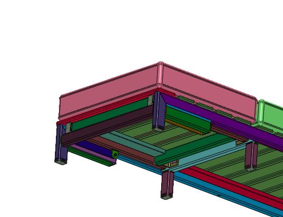 抬头折叠方管焊接床