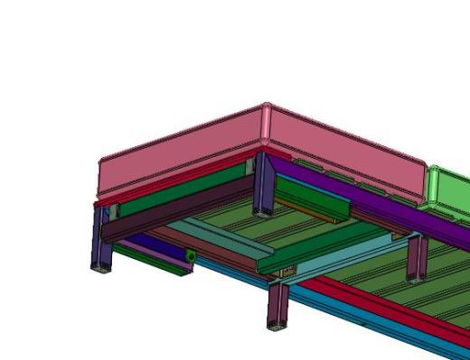 抬头折叠方管焊接床缩略图