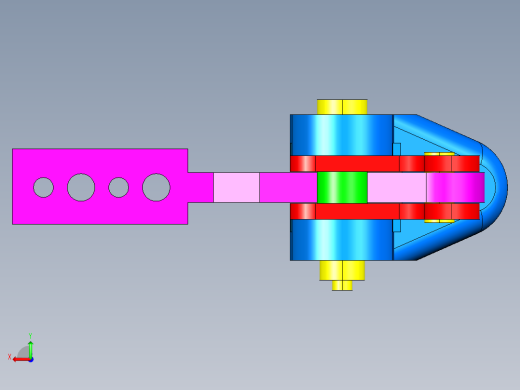 德克斯TUNKERS气缸数模T5-01BA后视缩略图