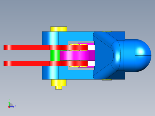 德克斯TUNKERS气缸数模T5-01BA左视缩略图