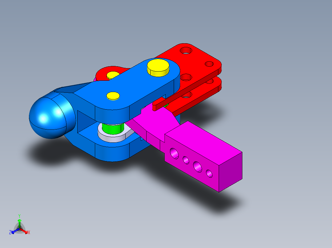 德克斯TUNKERS气缸数模T5-01BA正等轴测图