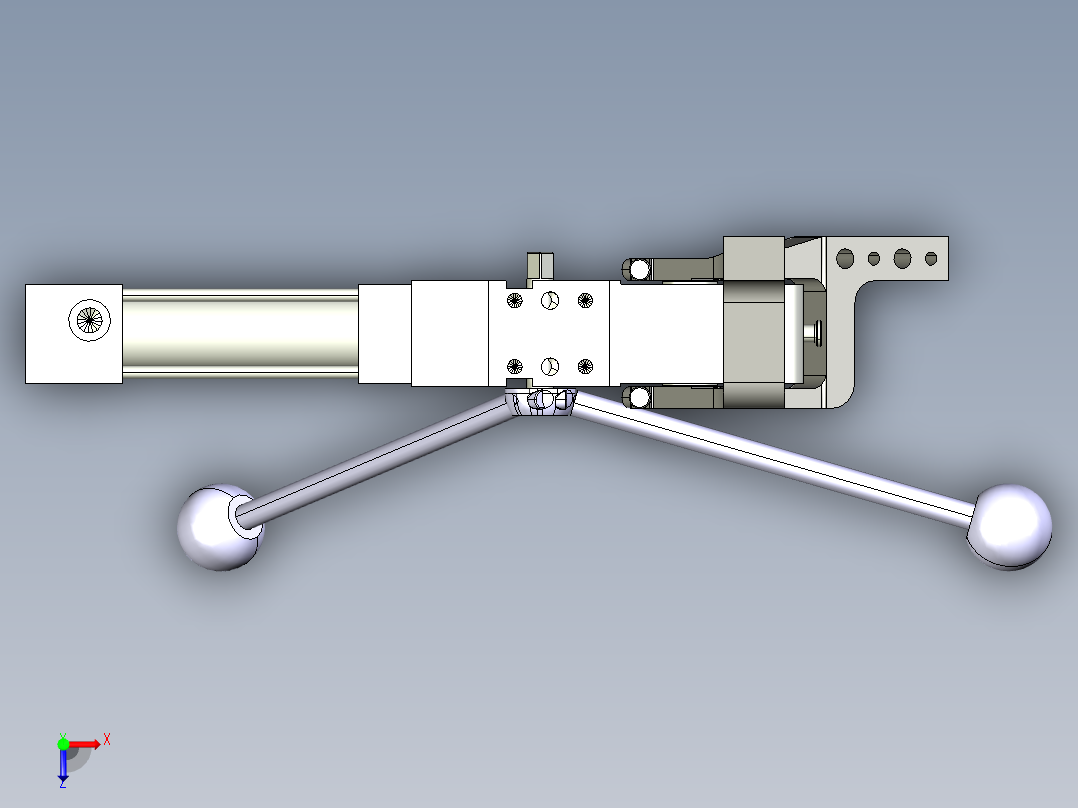 德克斯TUNKERS气缸数模V_50_1_Z_A11_T12_45~120俯视图