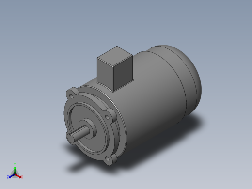 异步电机DJ_YS系列(IP44)_IMB5型_YS-90L-8 (2)