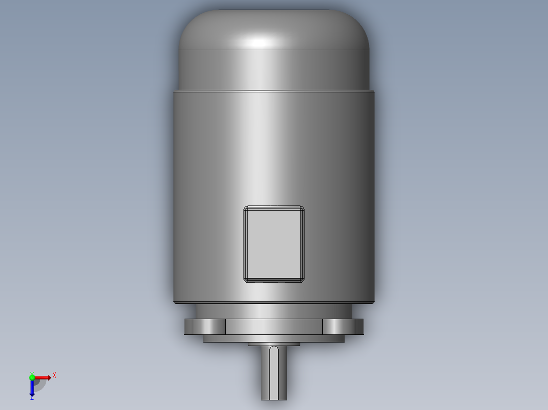 异步电机DJ_YS系列(IP44)_IMB5型_YS-90L-8 (2)俯视图