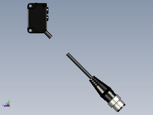 基恩士PZ-G102EN_G102EP_kc图纸模型右视缩略图
